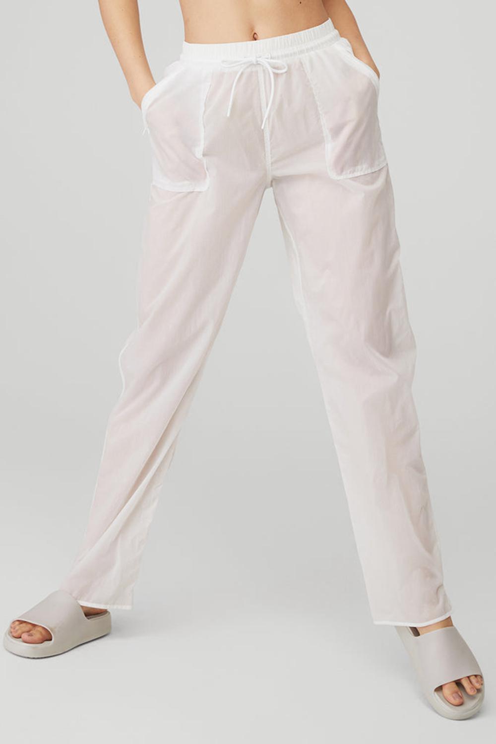 Pantalon Alo Yoga Cloud Nine Mujer Blancas | España  GRFI-20815