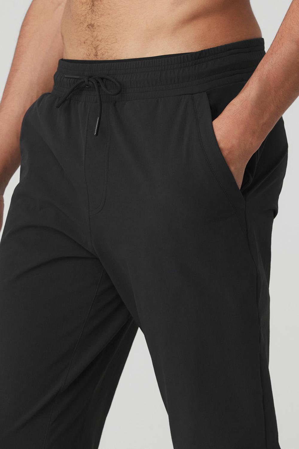 Pantalon Alo Yoga Co-Op 7/8 Hombre Negras | España  GZSB-85201