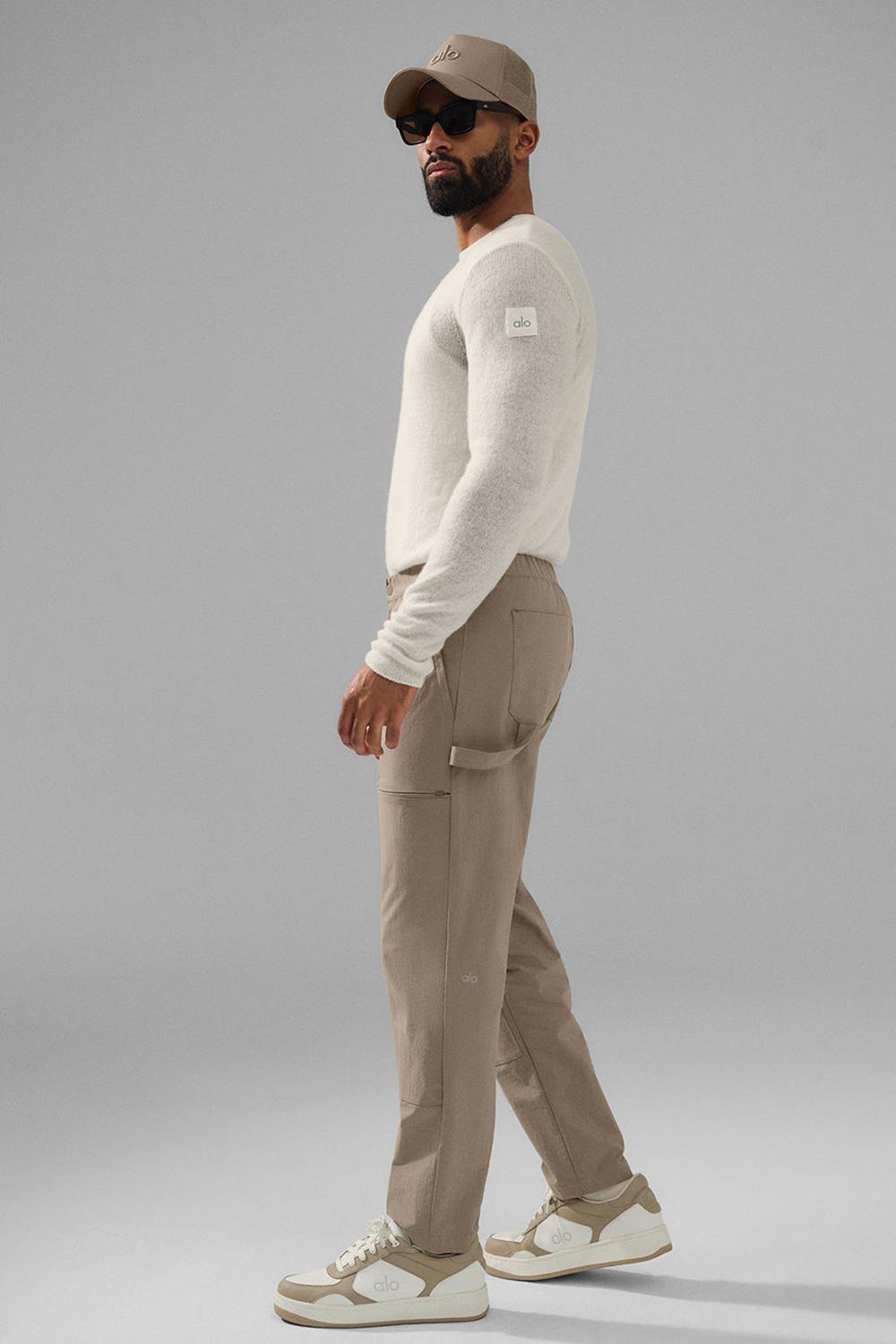 Pantalon Alo Yoga Co-Op Carpenter Track Hombre Gravel | España  JEKS-04793