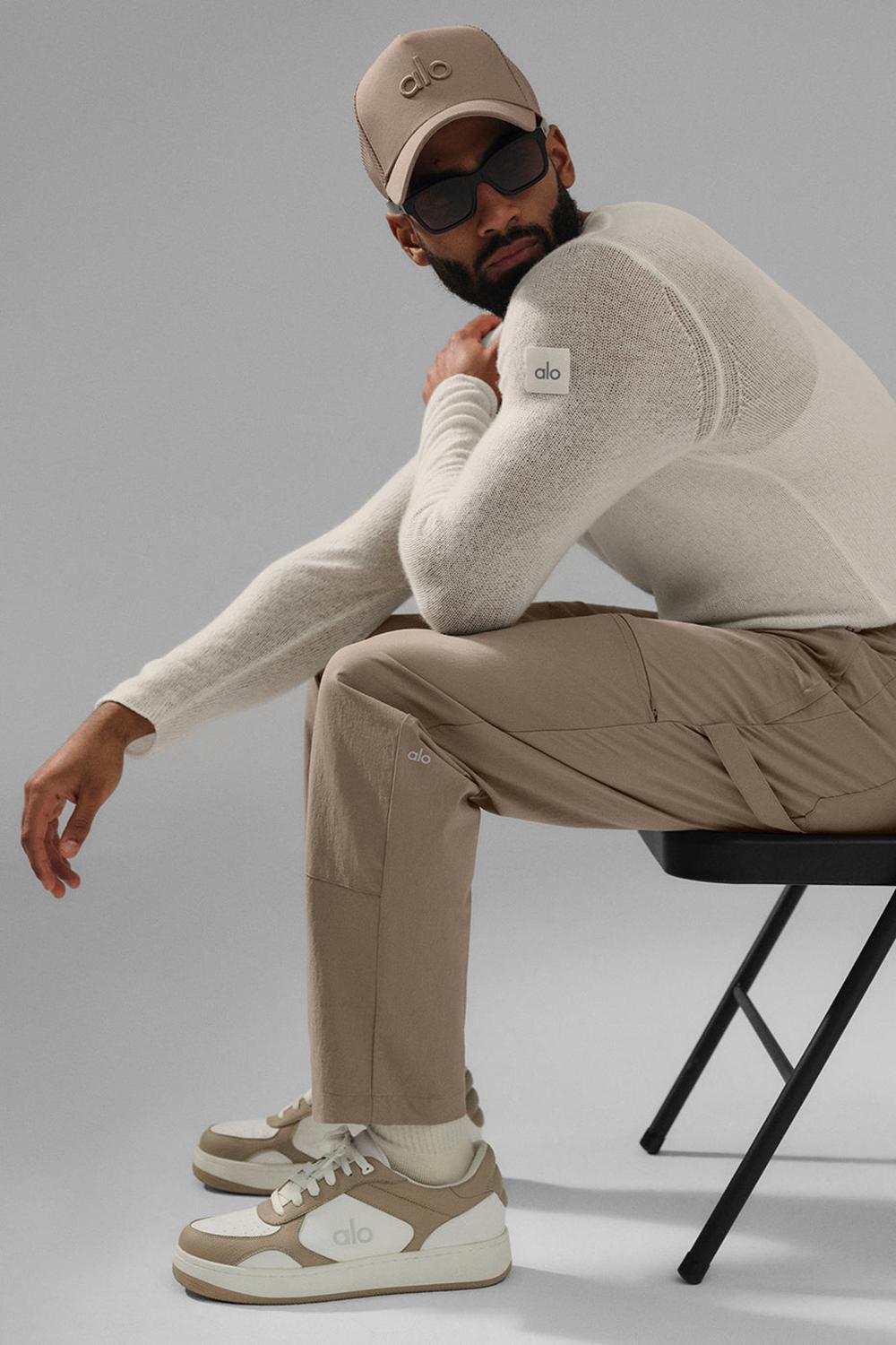 Pantalon Alo Yoga Co-Op Carpenter Track Hombre Gravel | España  JEKS-04793