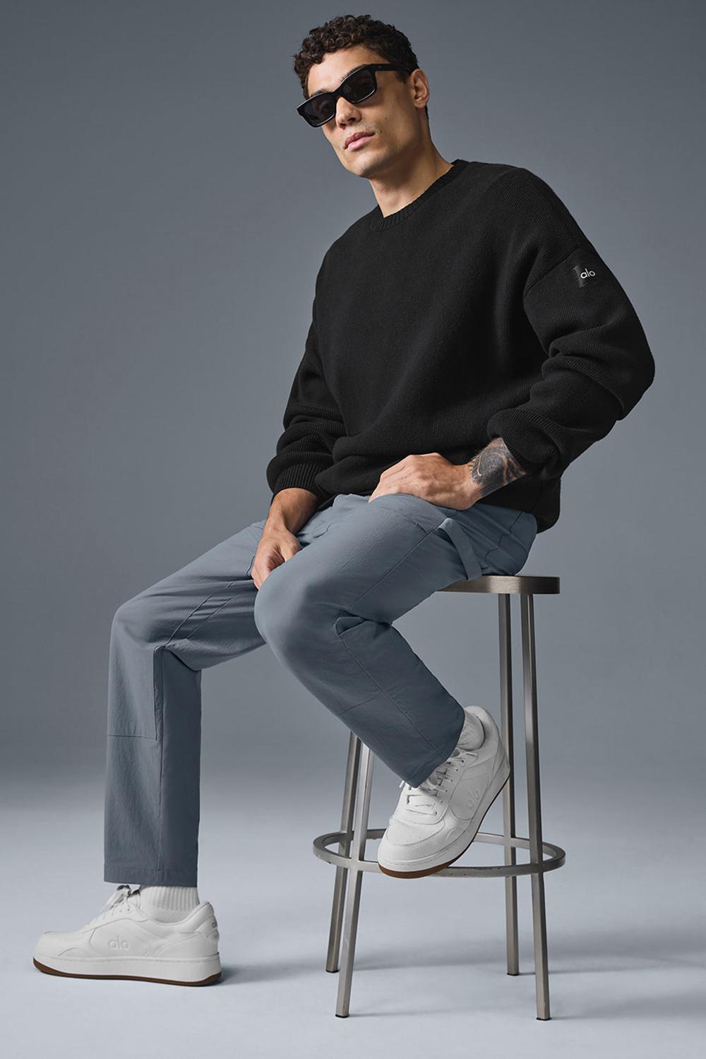 Pantalon Alo Yoga Co-Op Carpenter Track Hombre Gris | España  SELA-74520