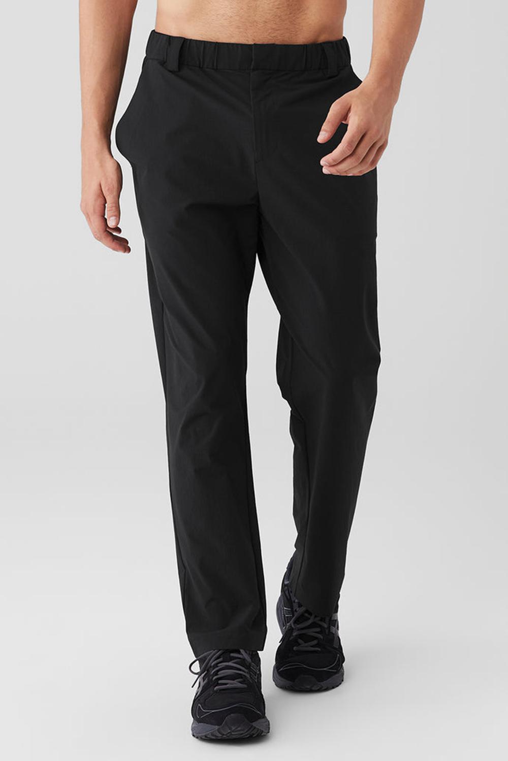 Pantalon Alo Yoga Co-Op Cropped Tech Hombre Negras | España  KATC-91732