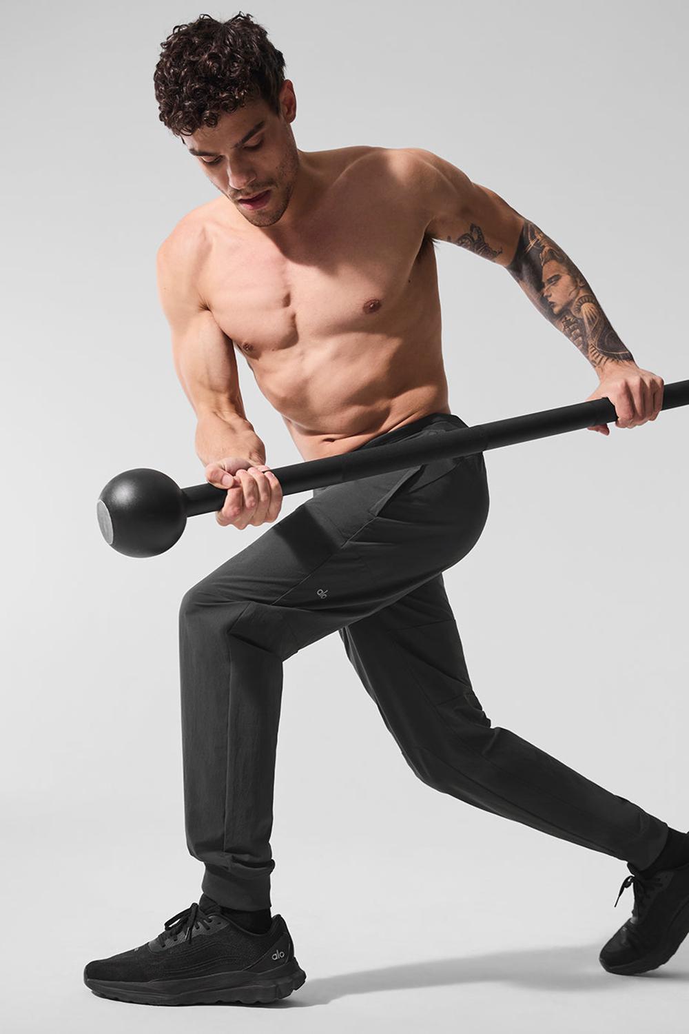 Pantalon Alo Yoga Co-Op Hombre Anthracite | España  NXYH-05476