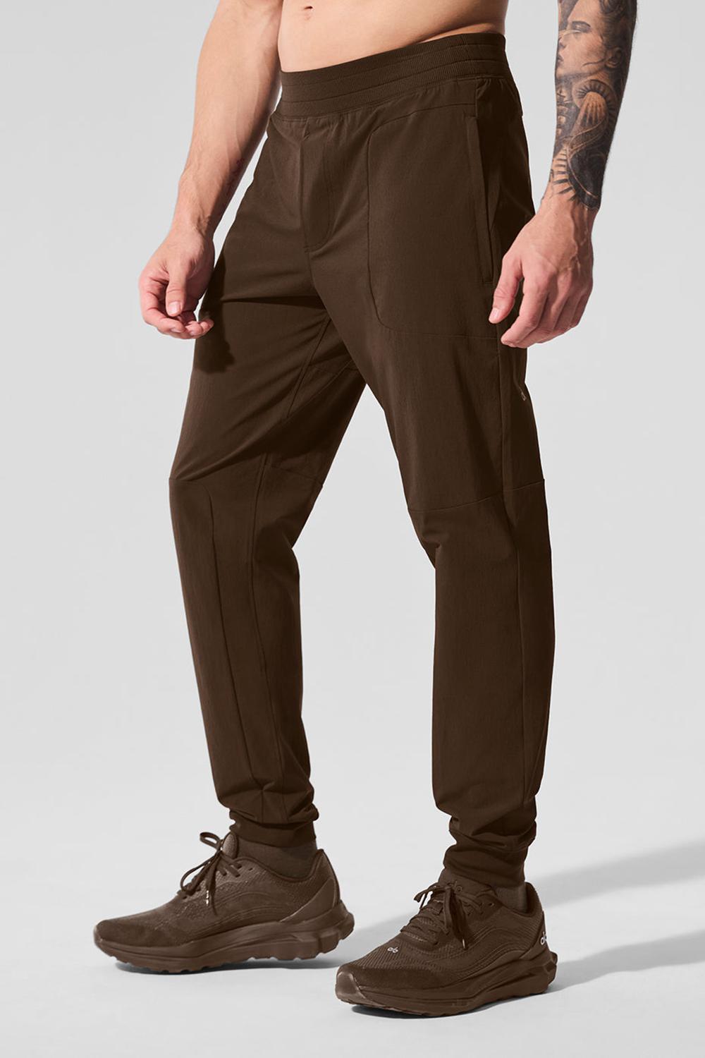 Pantalon Alo Yoga Co-Op Hombre Espresso | España  WRIY-02864