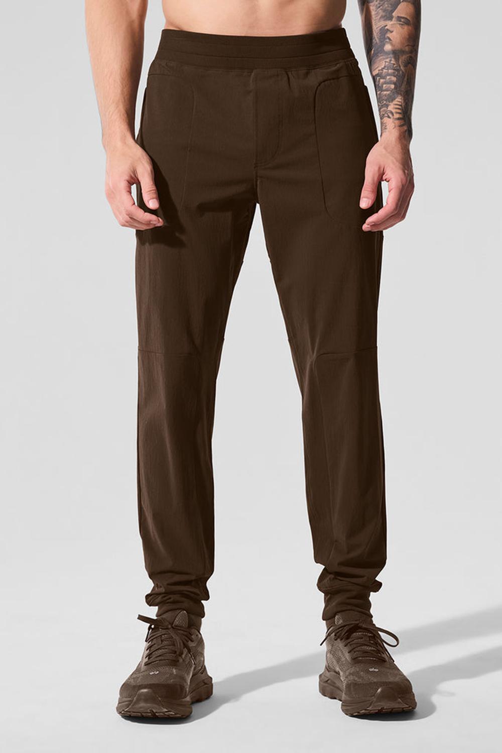 Pantalon Alo Yoga Co-Op Hombre Espresso | España  WRIY-02864