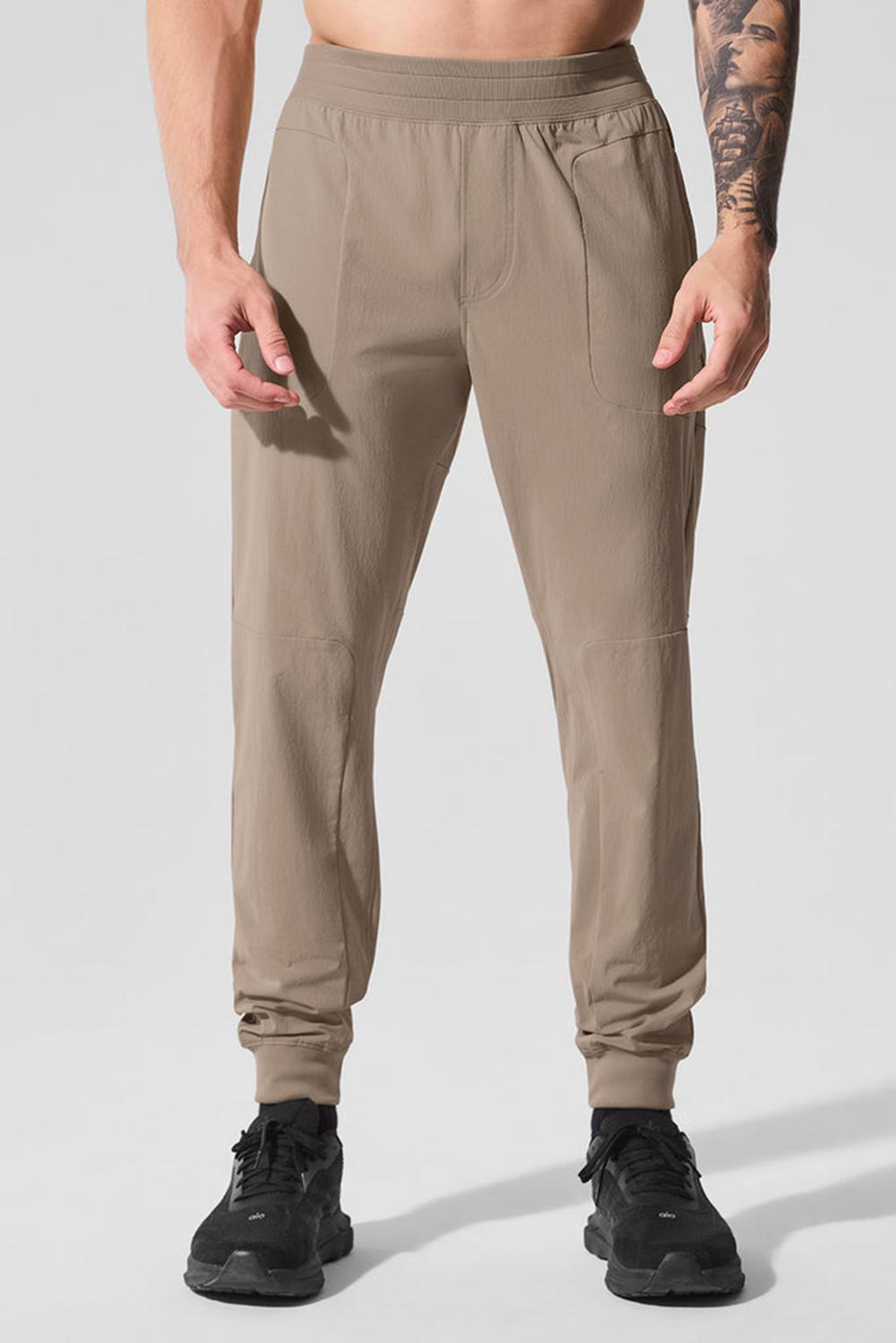 Pantalon Alo Yoga Co-Op Hombre Gravel | España  UQON-63981