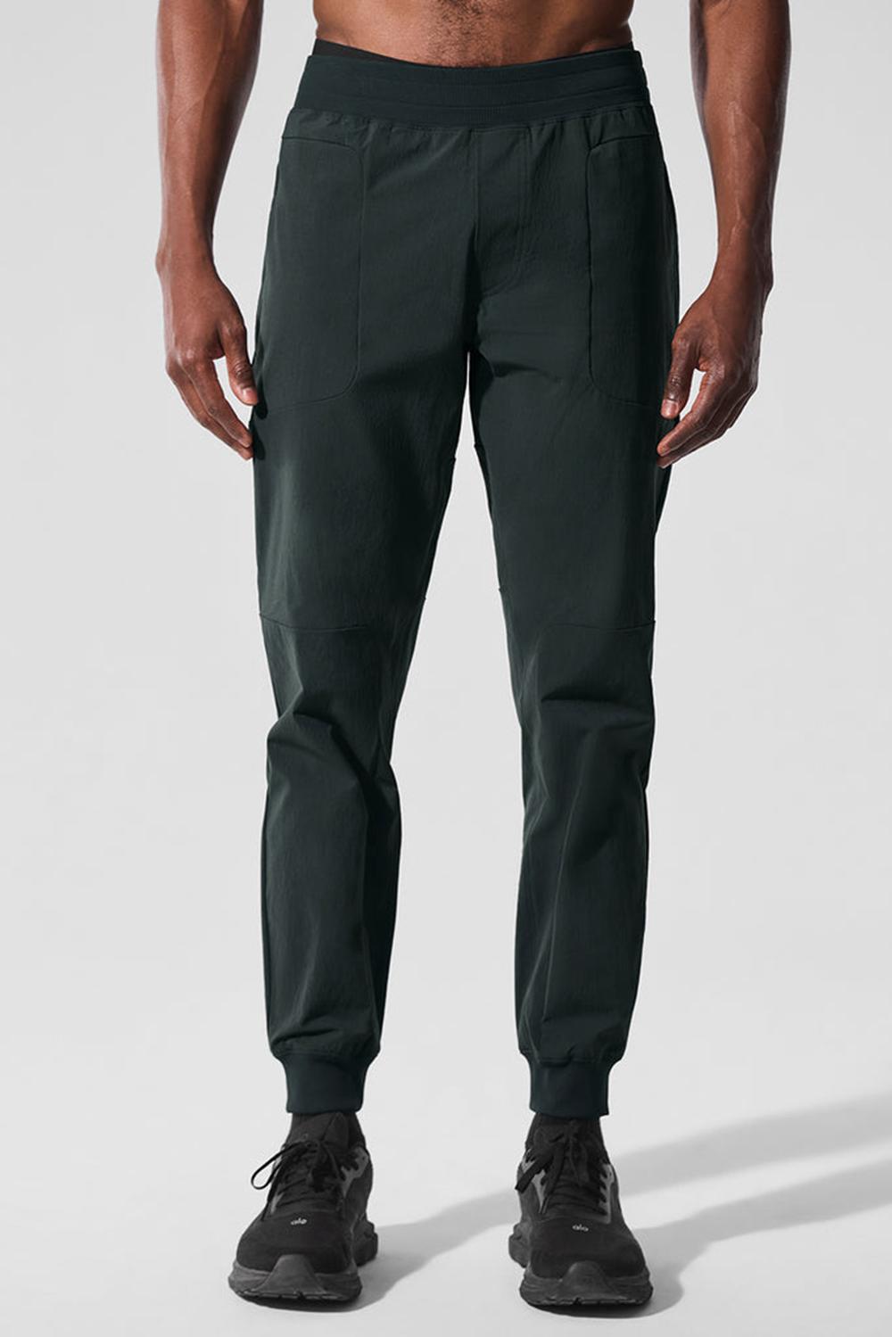 Pantalon Alo Yoga Co-Op Hombre Verde | España  QEDM-20574