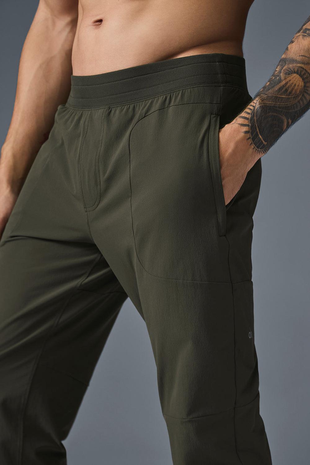 Pantalon Alo Yoga Co-Op Hombre Verde | España  YSLJ-26591