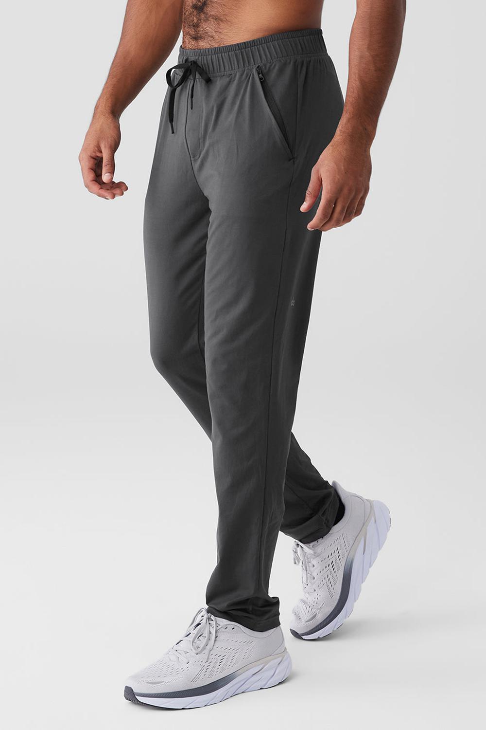 Pantalon Alo Yoga Conquer Pulse Hombre Anthracite | España  HSAL-89452