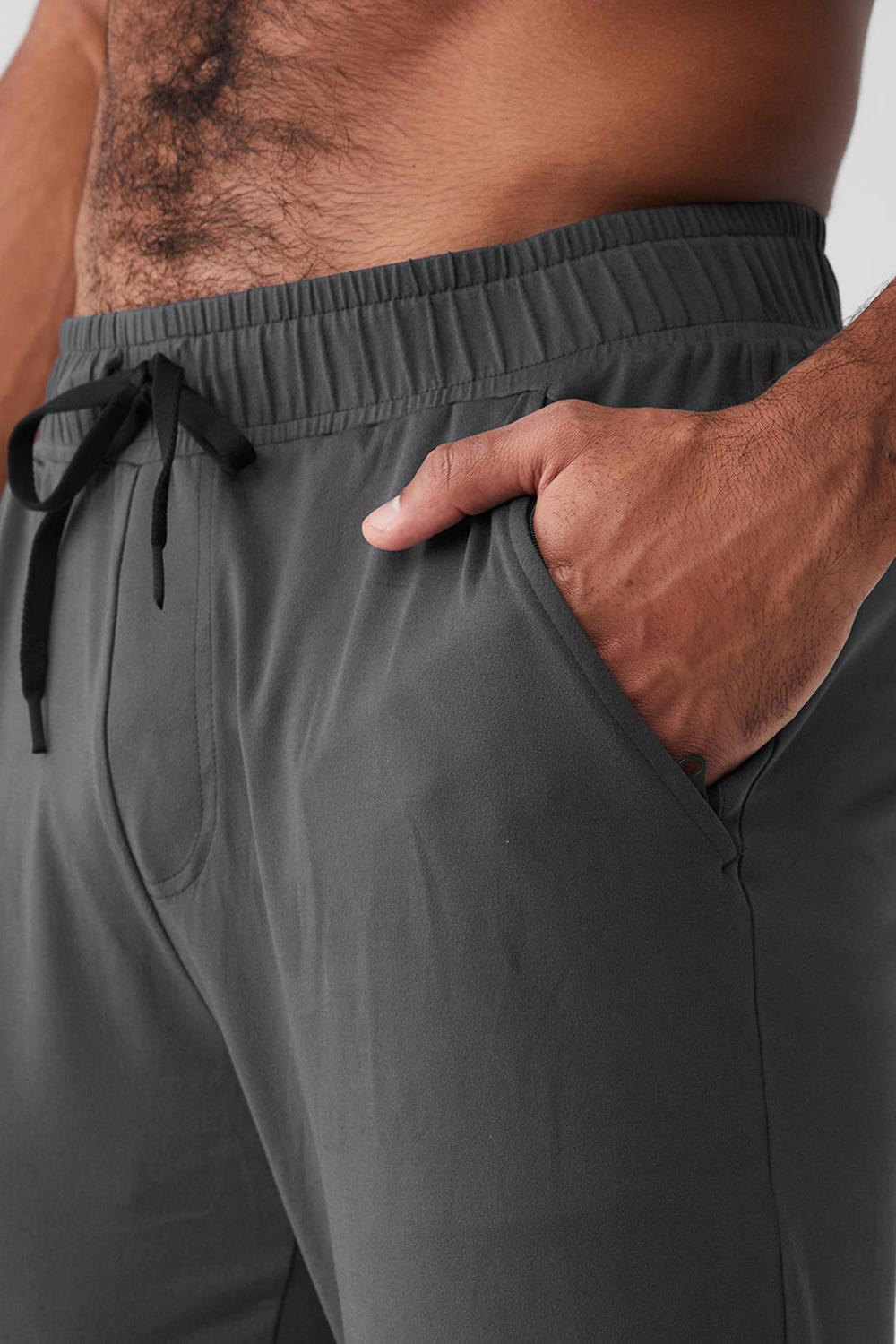Pantalon Alo Yoga Conquer Pulse Hombre Anthracite | España  HSAL-89452