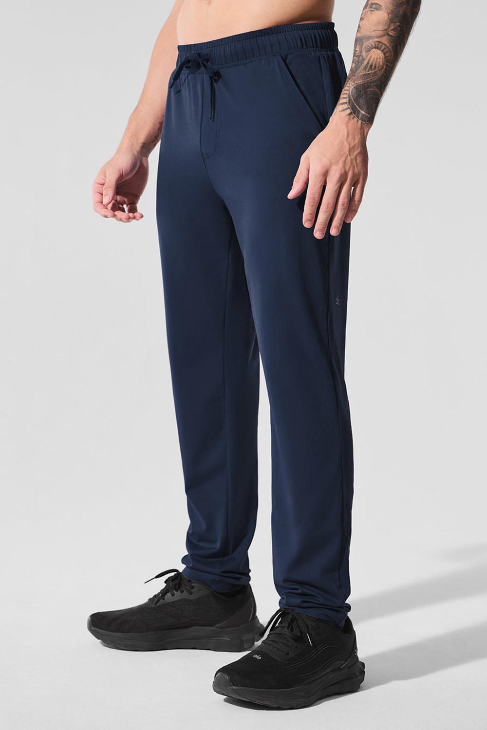 Pantalon Alo Yoga Conquer Pulse Hombre Azul Marino | España  UGEW-03458