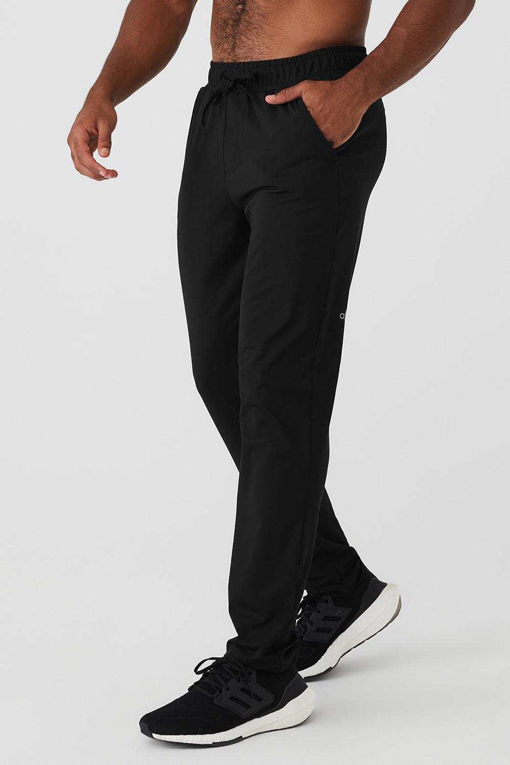Pantalon Alo Yoga Conquer Pulse Hombre Negras | España  KHOQ-06327