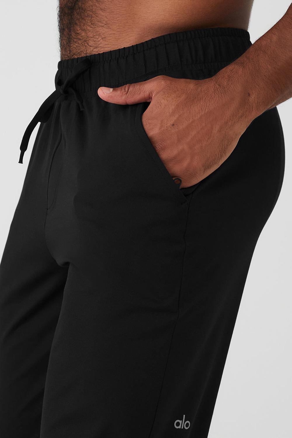 Pantalon Alo Yoga Conquer Pulse Hombre Negras | España  KHOQ-06327