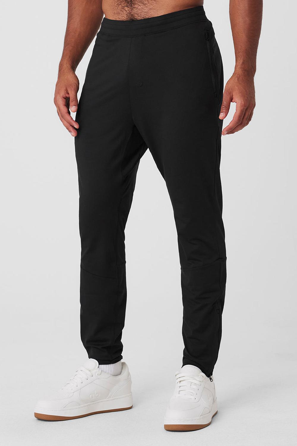Pantalon Alo Yoga Conquer React Performance Hombre Negras | España  CSWY-93750