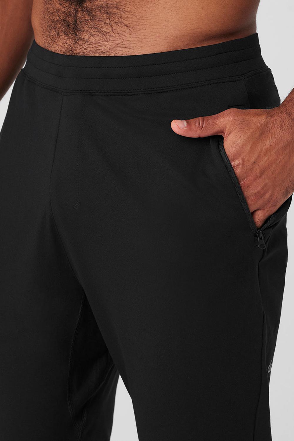 Pantalon Alo Yoga Conquer React Performance Hombre Negras | España  CSWY-93750