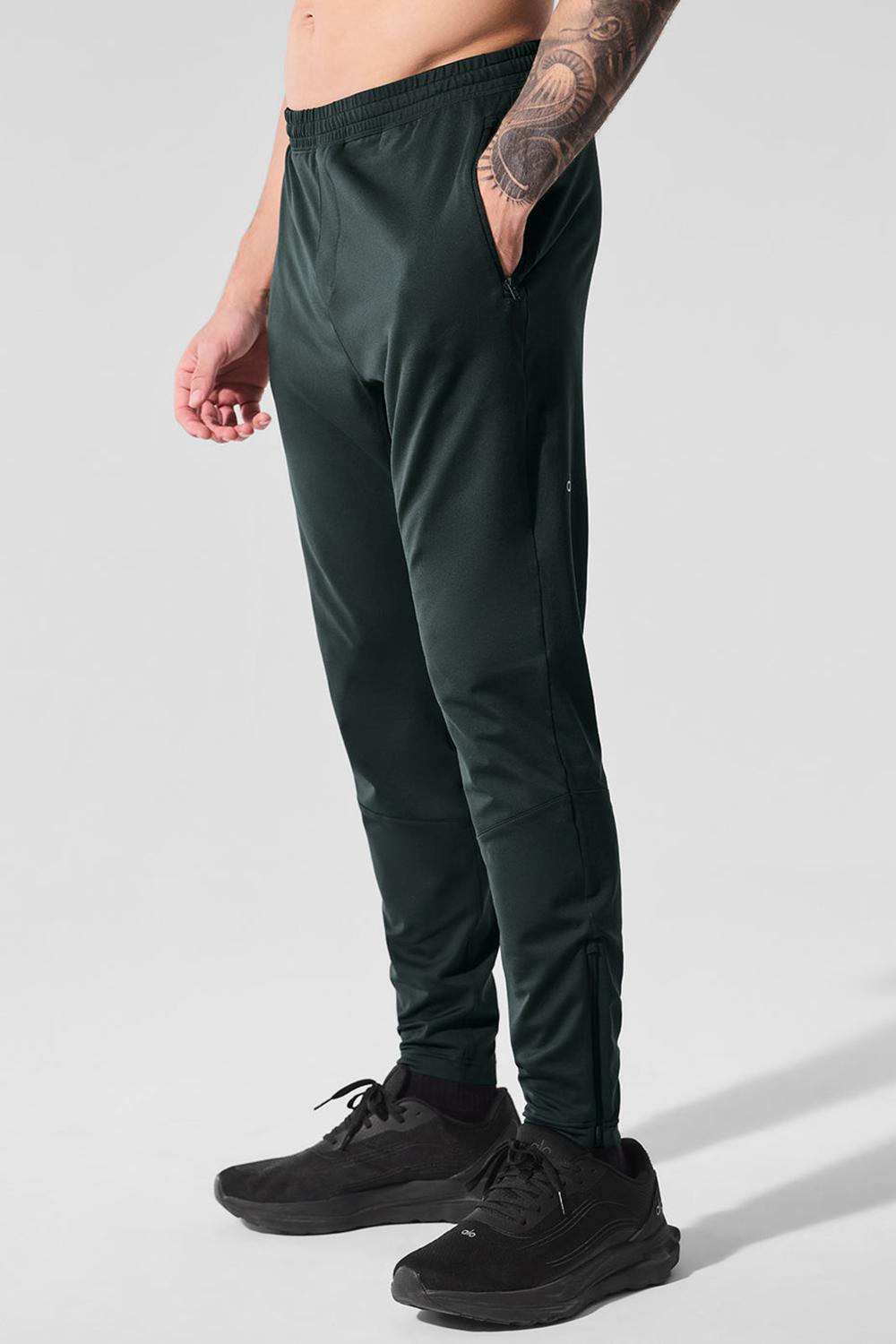 Pantalon Alo Yoga Conquer React Performance Hombre Verde | España  QCDW-85279