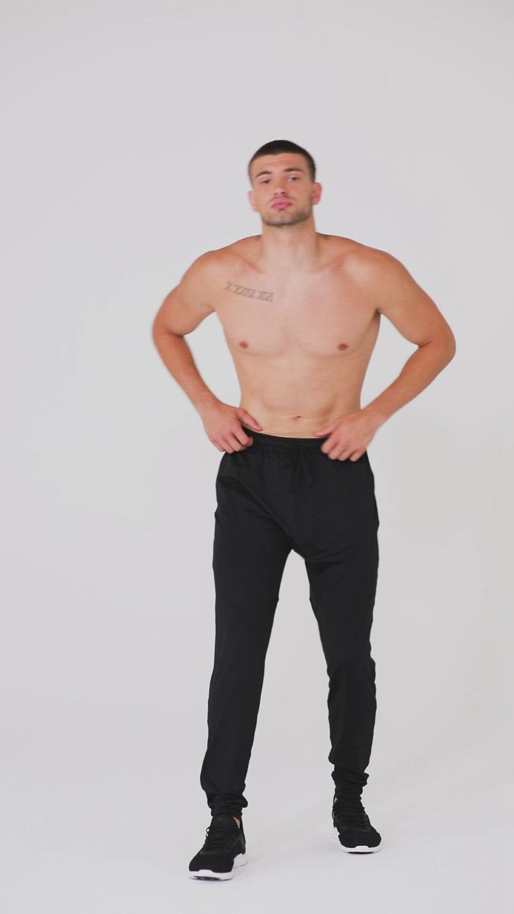 Pantalon Alo Yoga Conquer Revitalize Hombre Gravel | España  YMLP-23169