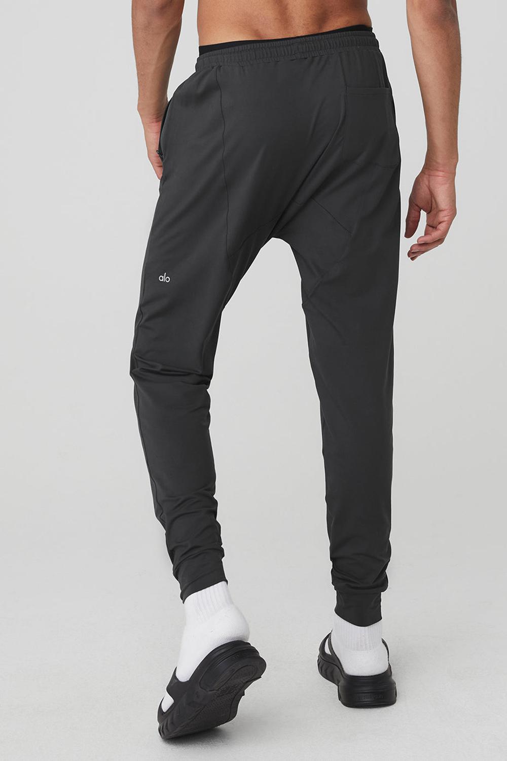 Pantalon Alo Yoga Conquer Revitalize Hombre Anthracite | España  VJIG-60147