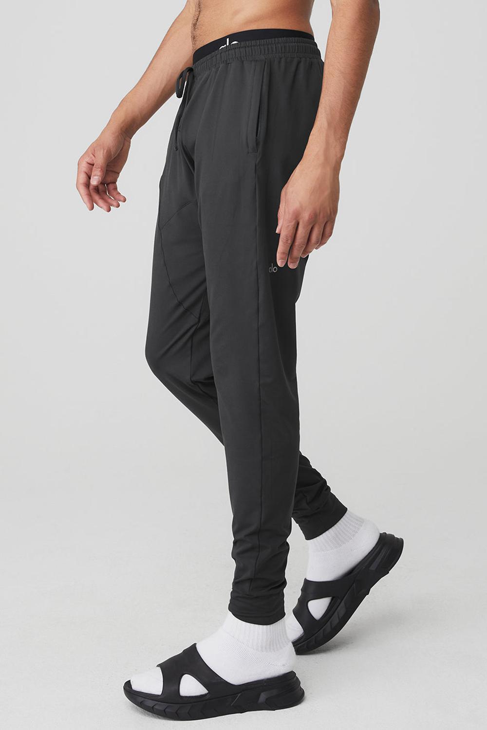 Pantalon Alo Yoga Conquer Revitalize Hombre Anthracite | España  VJIG-60147