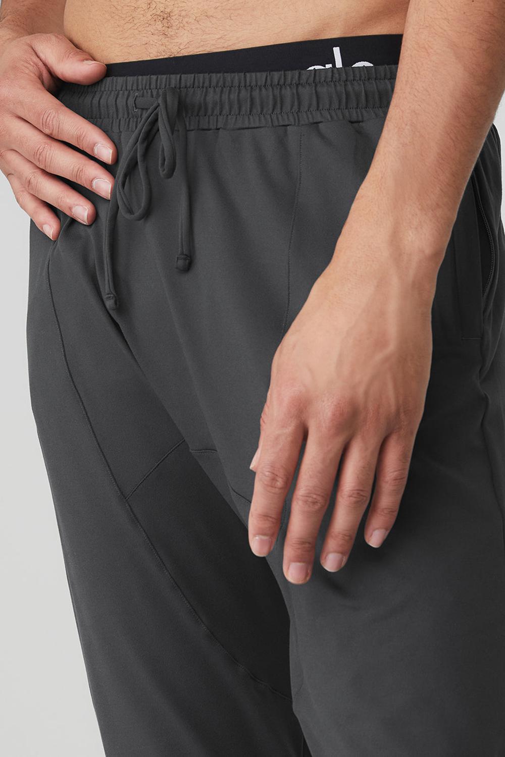 Pantalon Alo Yoga Conquer Revitalize Hombre Anthracite | España  VJIG-60147