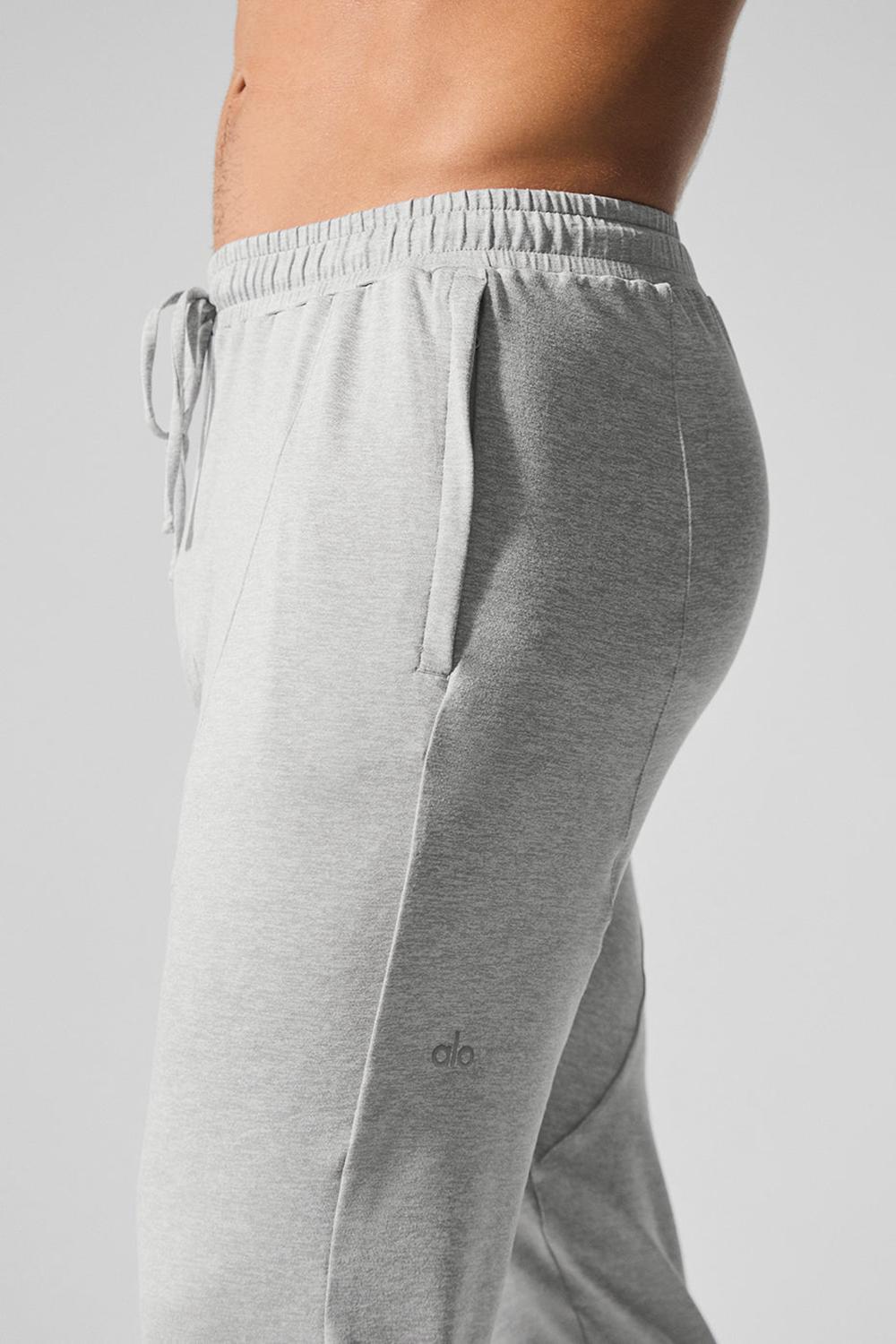 Pantalon Alo Yoga Conquer Revitalize Hombre Gris | España  KOGU-18639