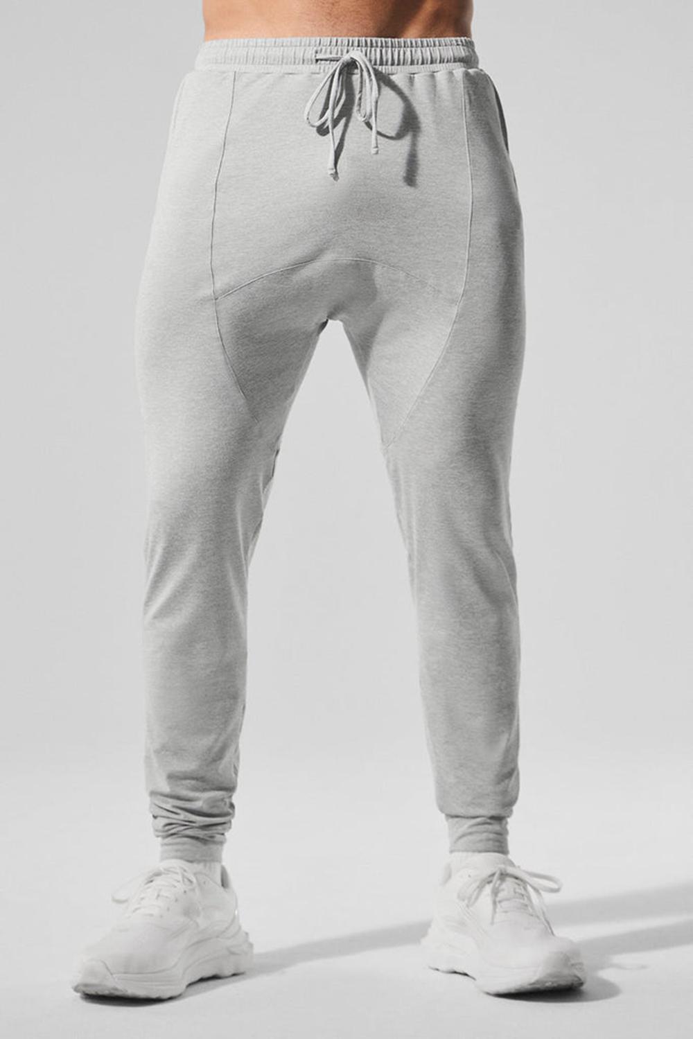 Pantalon Alo Yoga Conquer Revitalize Hombre Gris | España  KOGU-18639
