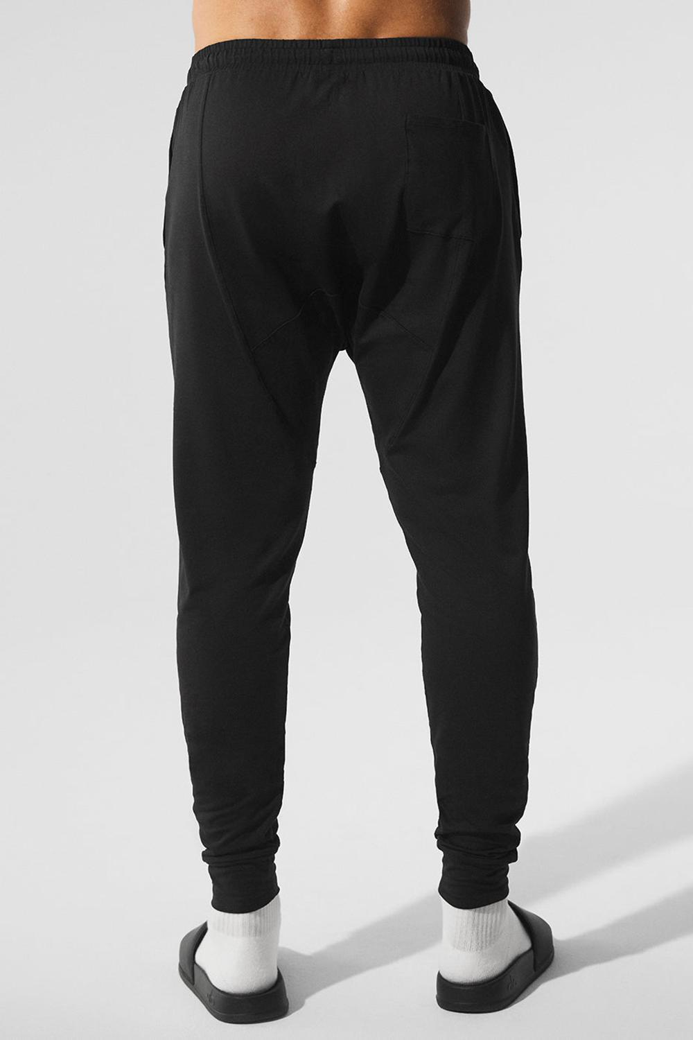 Pantalon Alo Yoga Conquer Revitalize Hombre Negras | España  HFIP-02371