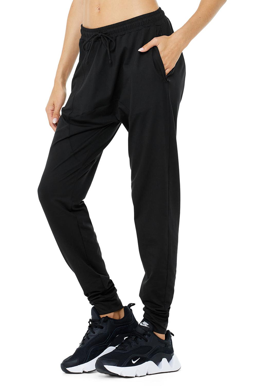 Pantalon Alo Yoga Conquer Revitalize Mujer Negras | España  KWEX-10795