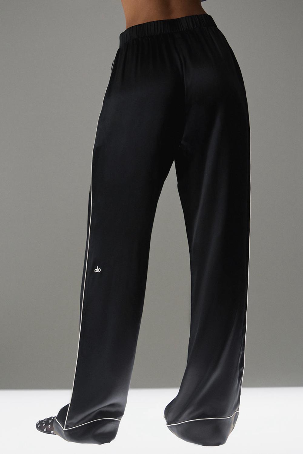 Pantalon Alo Yoga Courchevel Silk Mujer Negras | España  PQMI-10786
