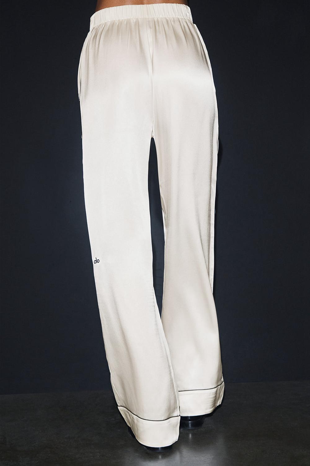 Pantalon Alo Yoga Courchevel Silk Mujer Negras | España  TCXP-85047