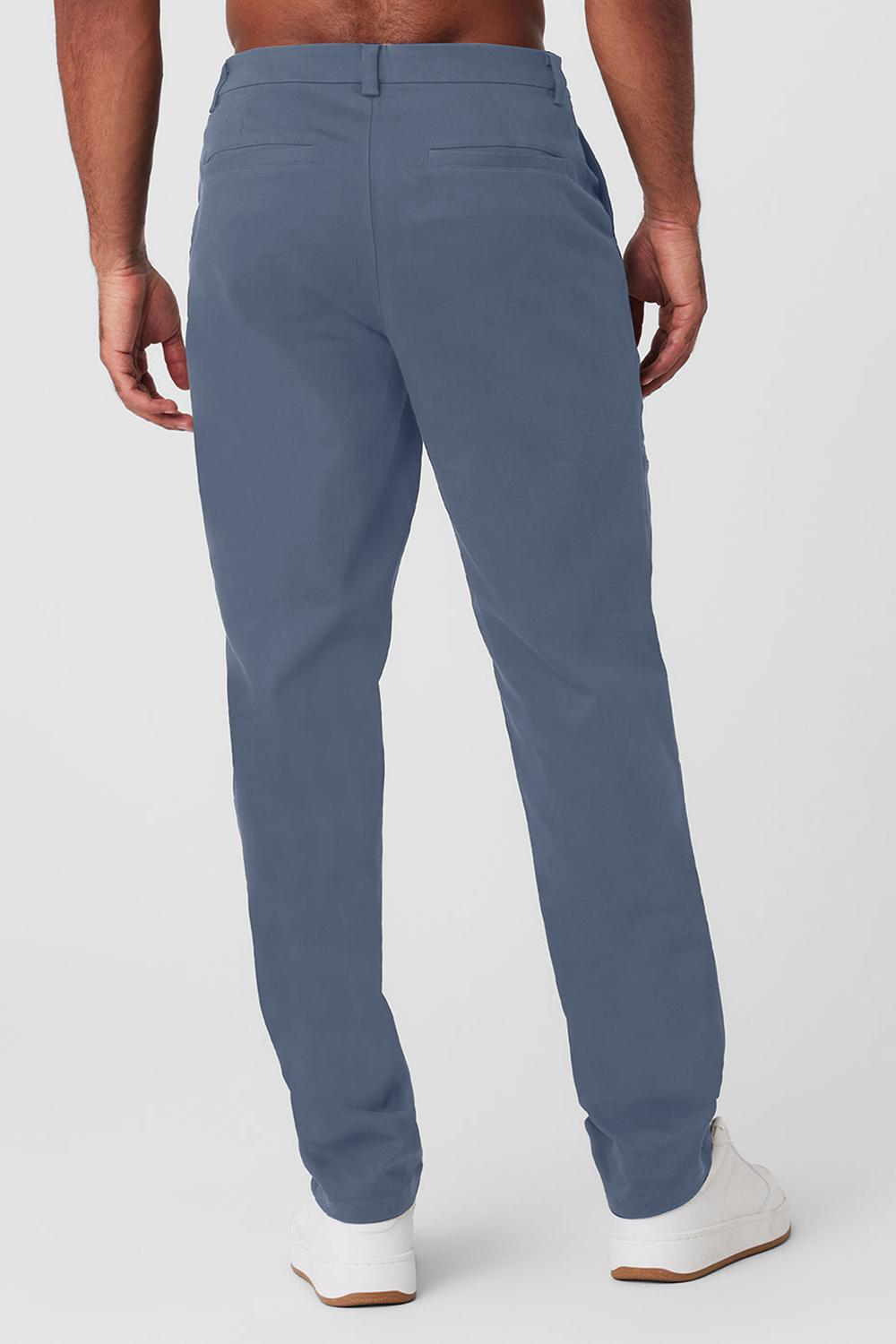 Pantalon Alo Yoga Edition Sueded Hombre Bluestone | España  NPZV-69345