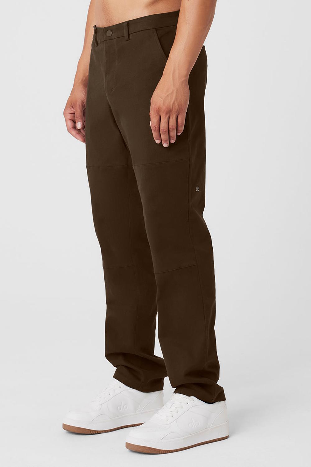 Pantalon Alo Yoga Edition Sueded Hombre Espresso | España  CHYG-38742