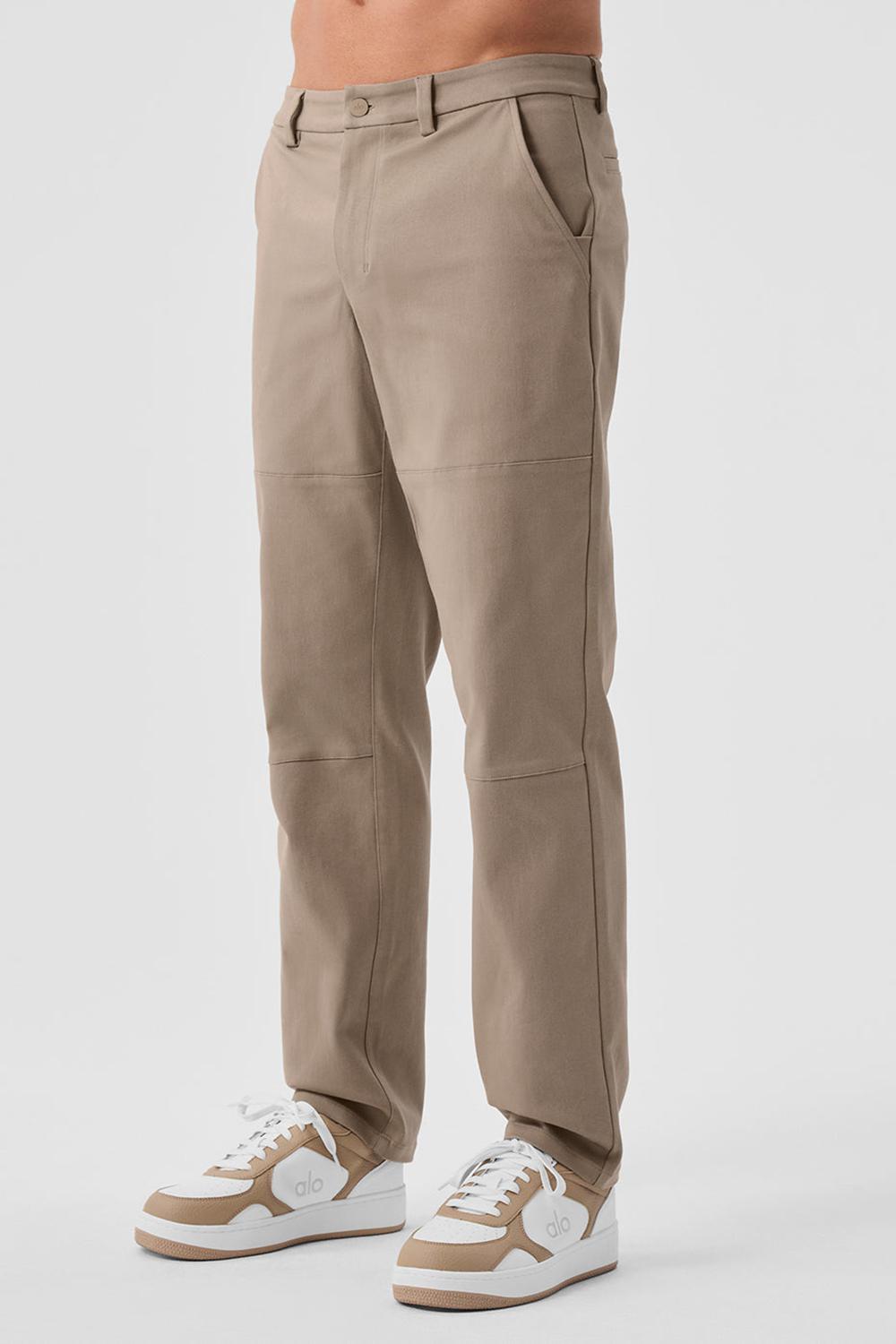 Pantalon Alo Yoga Edition Sueded Hombre Gravel | España  HSZW-87190
