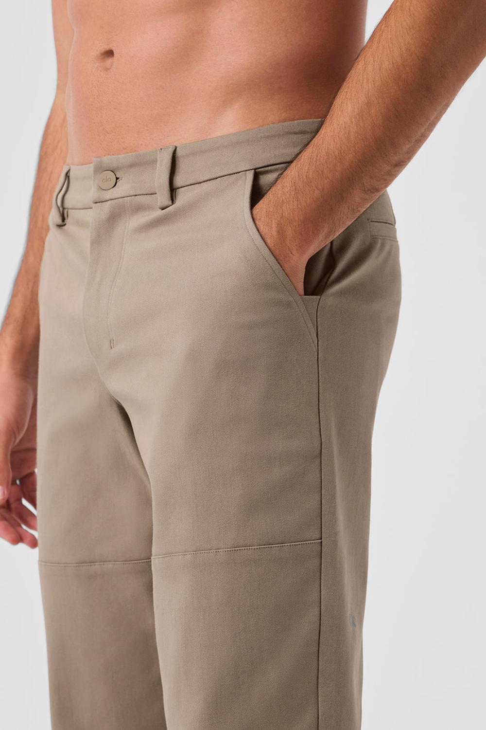 Pantalon Alo Yoga Edition Sueded Hombre Gravel | España  HSZW-87190