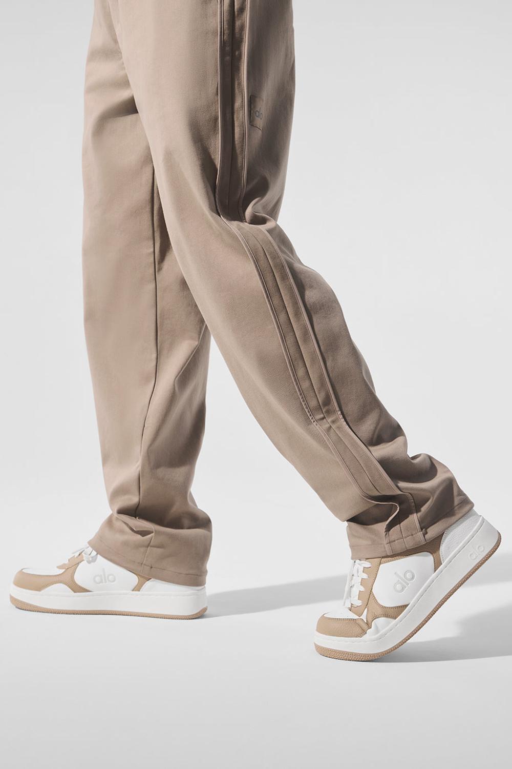 Pantalon Alo Yoga Edition Sueded Straight Leg Hombre Gravel | España  QKMT-62397