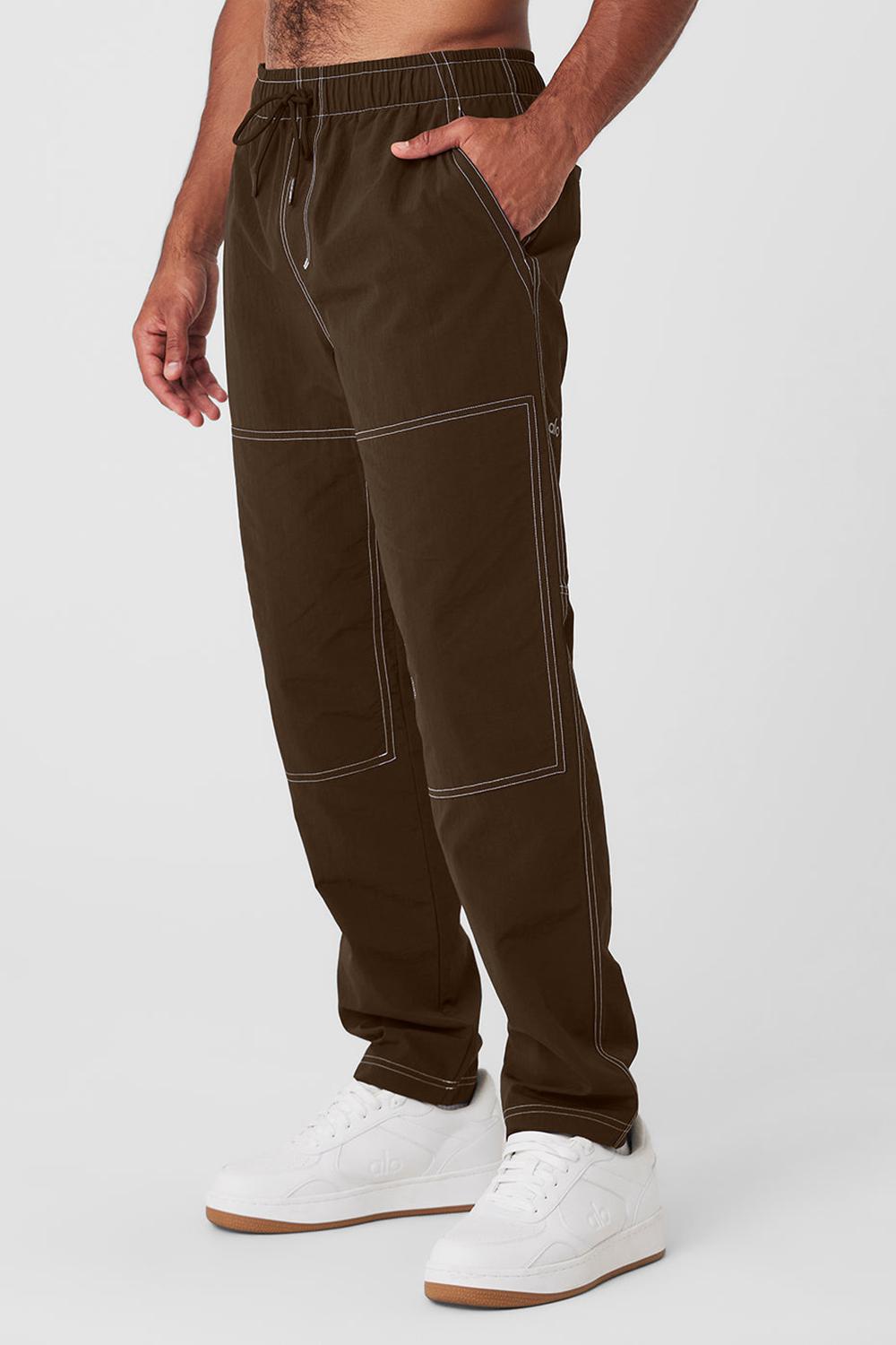 Pantalon Alo Yoga Flight Hombre Espresso | España  DCFN-27591