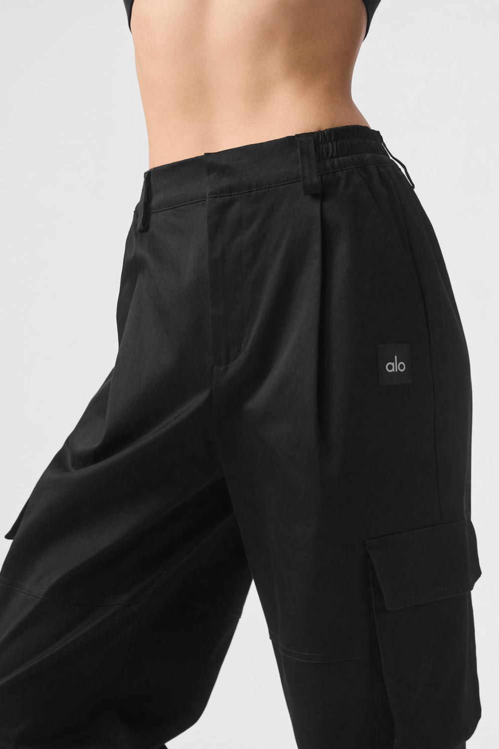 Pantalon Alo Yoga High-Waist Night Out Cargo Mujer Negras | España  ZRXA-79014