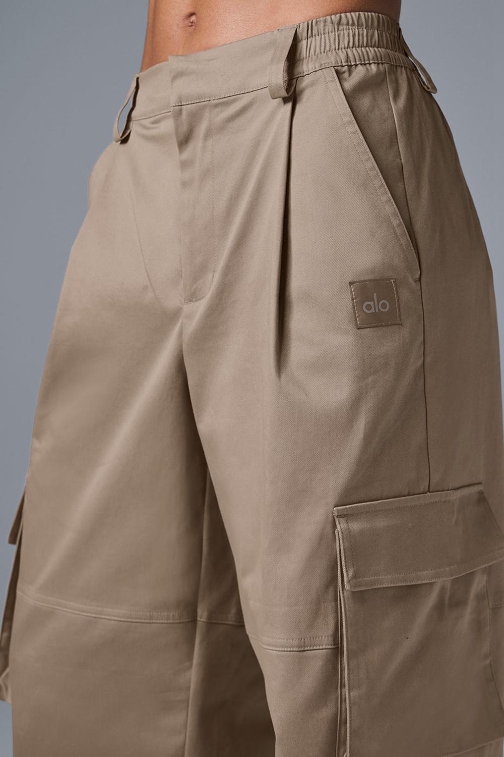 Pantalon Alo Yoga High-Waist Night Out Cargo Mujer Gravel | España  GSPF-06428