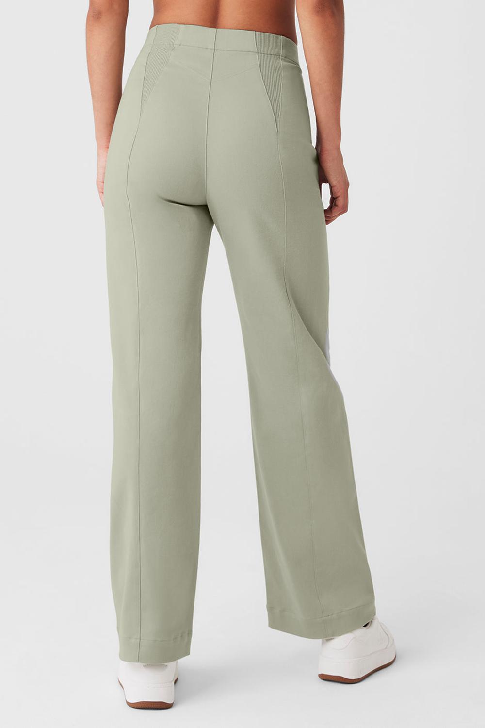 Pantalon Alo Yoga High-Waist On Point Moto Mujer Limestone | España  UTPJ-42637