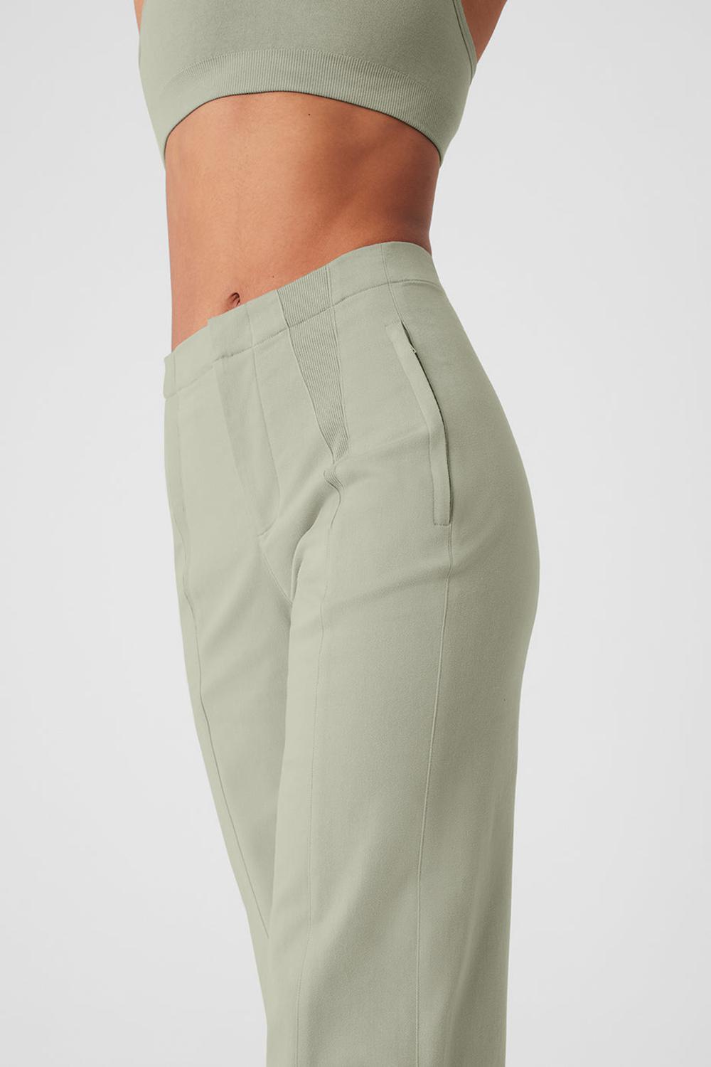 Pantalon Alo Yoga High-Waist On Point Moto Mujer Limestone | España  UTPJ-42637