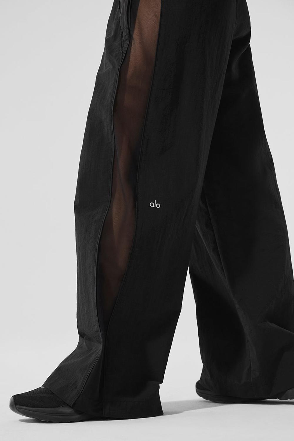 Pantalon Alo Yoga High-Waist Origin Wide Leg Track Mujer Negras | España  PDNJ-39765