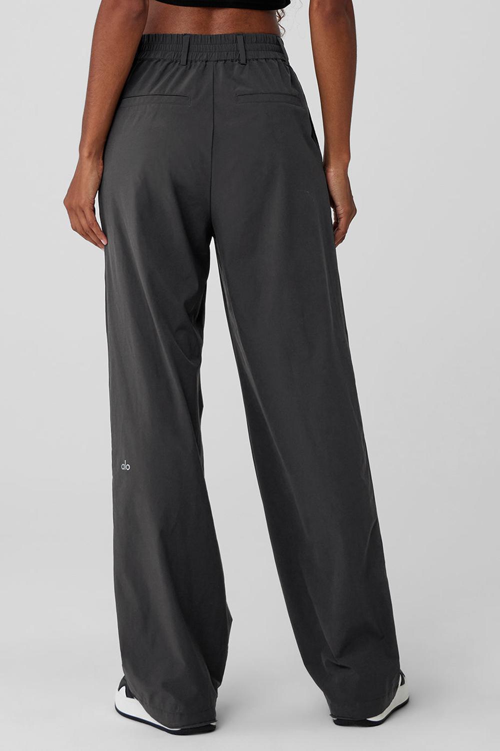 Pantalon Alo Yoga High-Waist Pursuit Mujer Anthracite | España  HCZE-97186