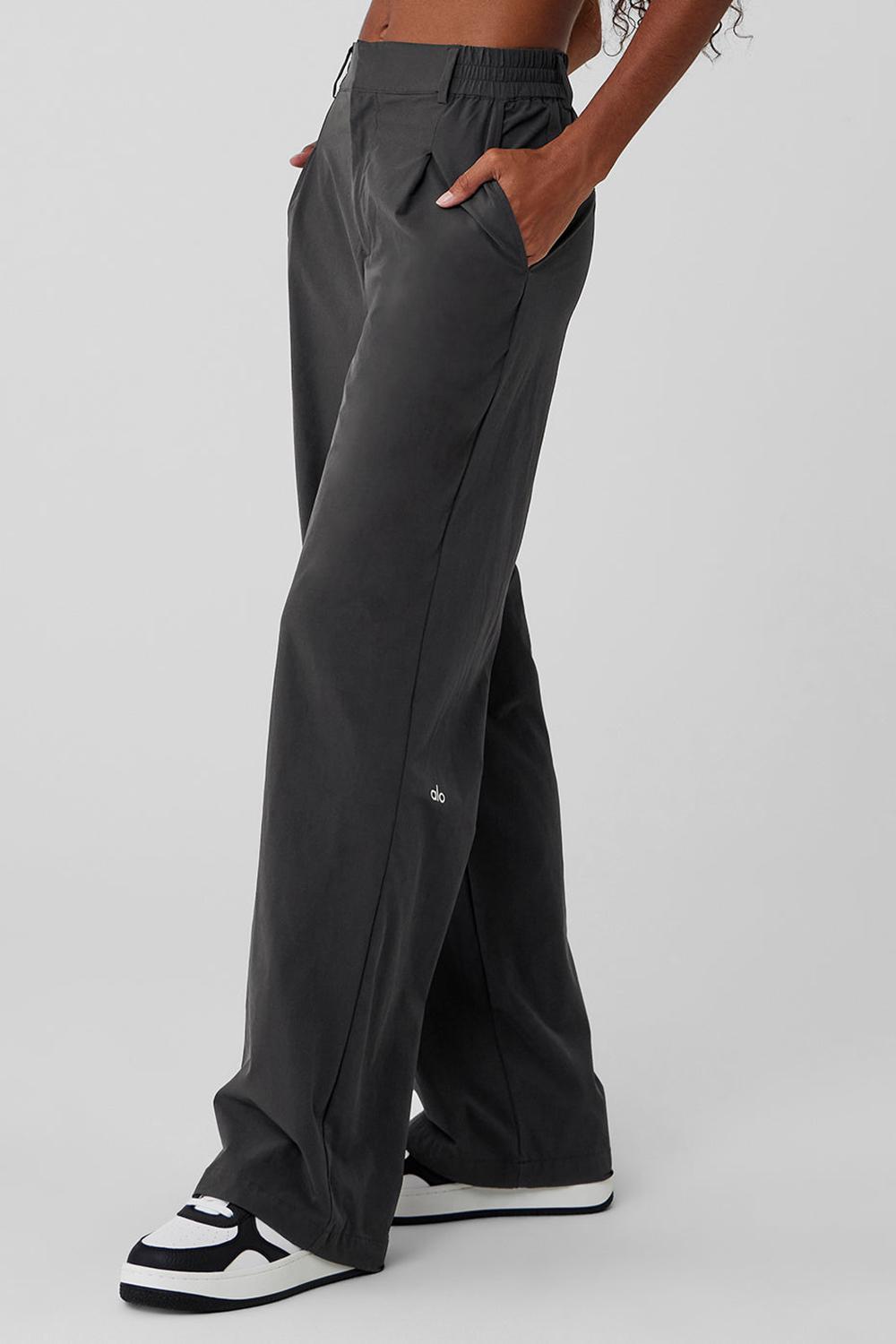 Pantalon Alo Yoga High-Waist Pursuit Mujer Anthracite | España  HCZE-97186