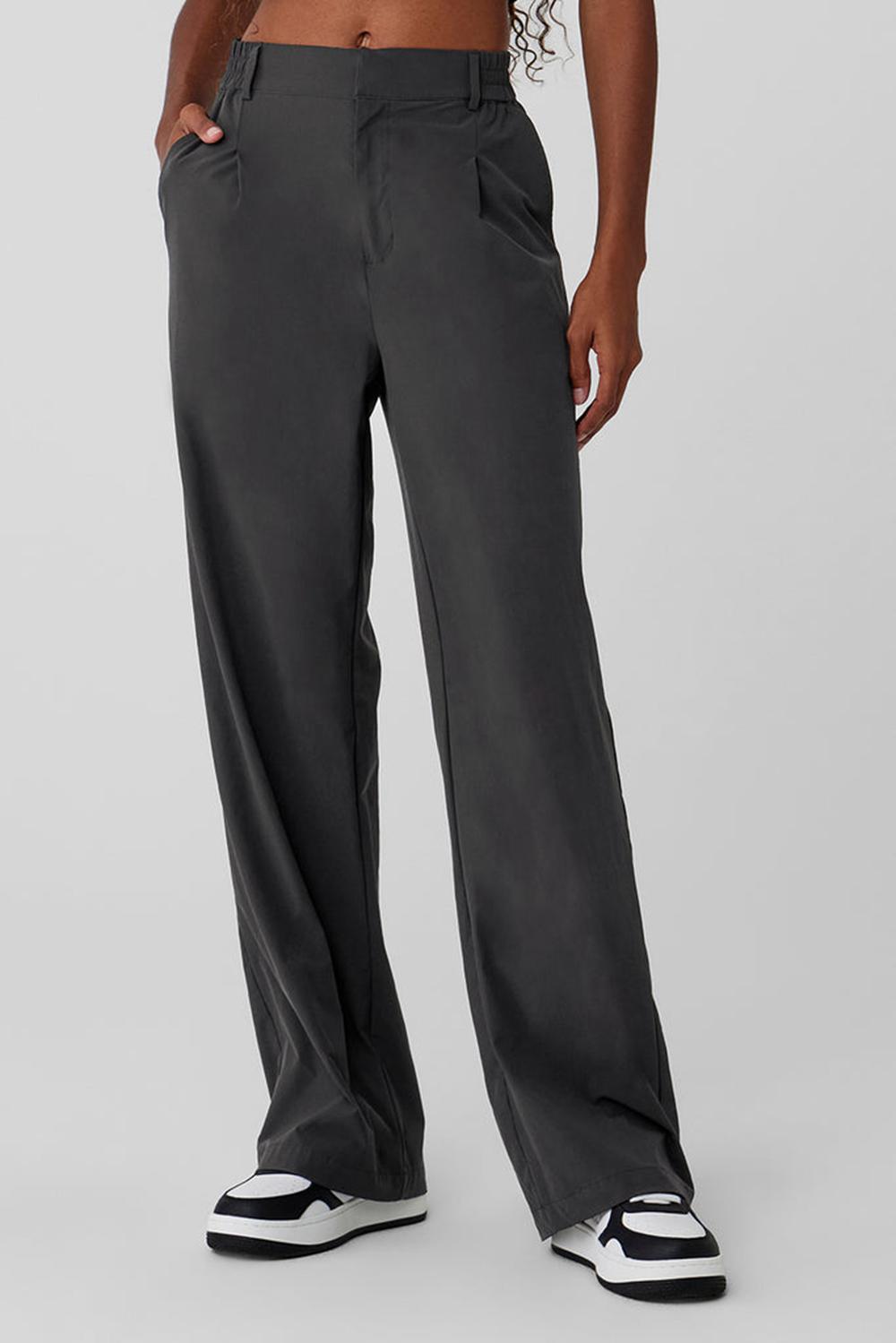 Pantalon Alo Yoga High-Waist Pursuit Mujer Anthracite | España  HCZE-97186