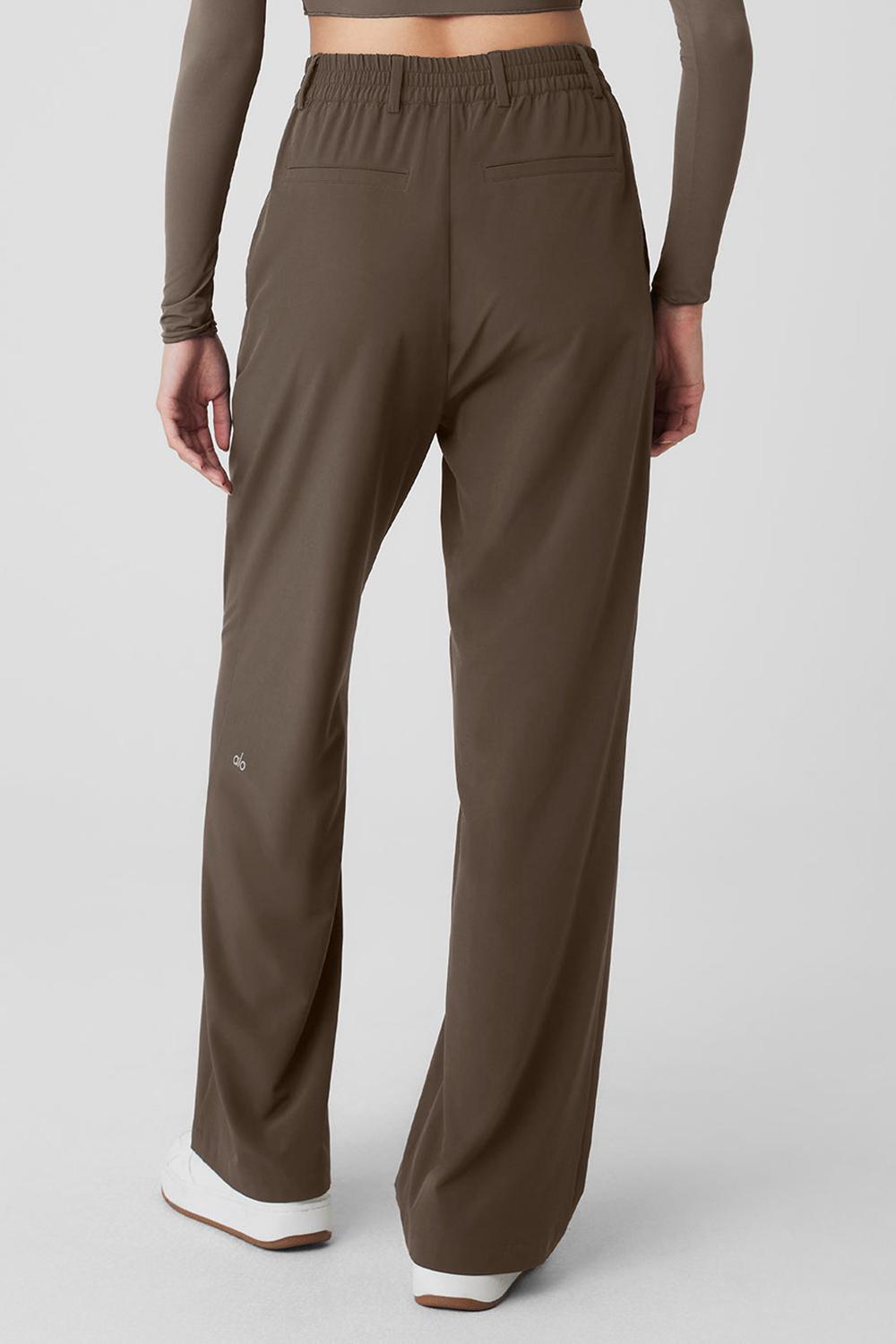 Pantalon Alo Yoga High-Waist Pursuit Mujer Verde Oliva | España  WAOJ-14953