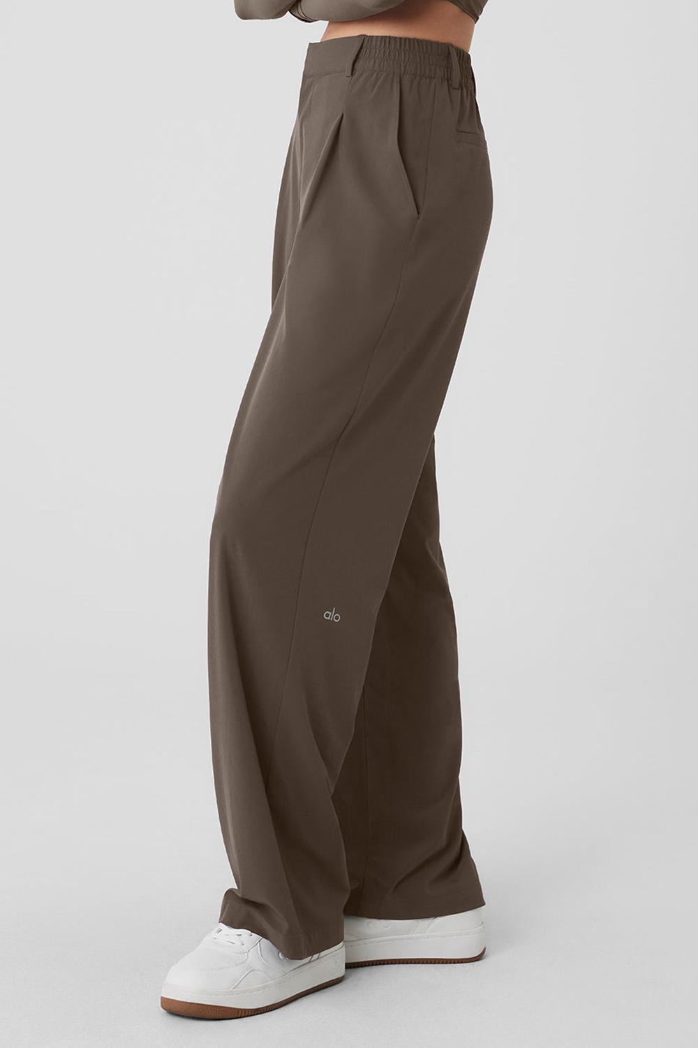 Pantalon Alo Yoga High-Waist Pursuit Mujer Verde Oliva | España  WAOJ-14953