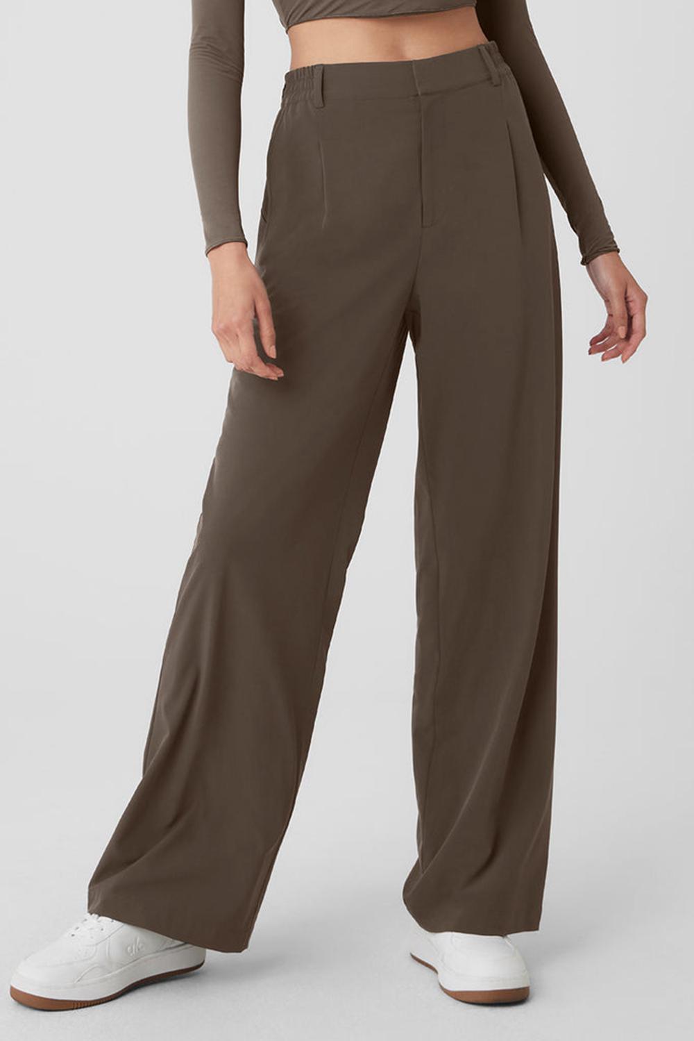 Pantalon Alo Yoga High-Waist Pursuit Mujer Verde Oliva | España  WAOJ-14953