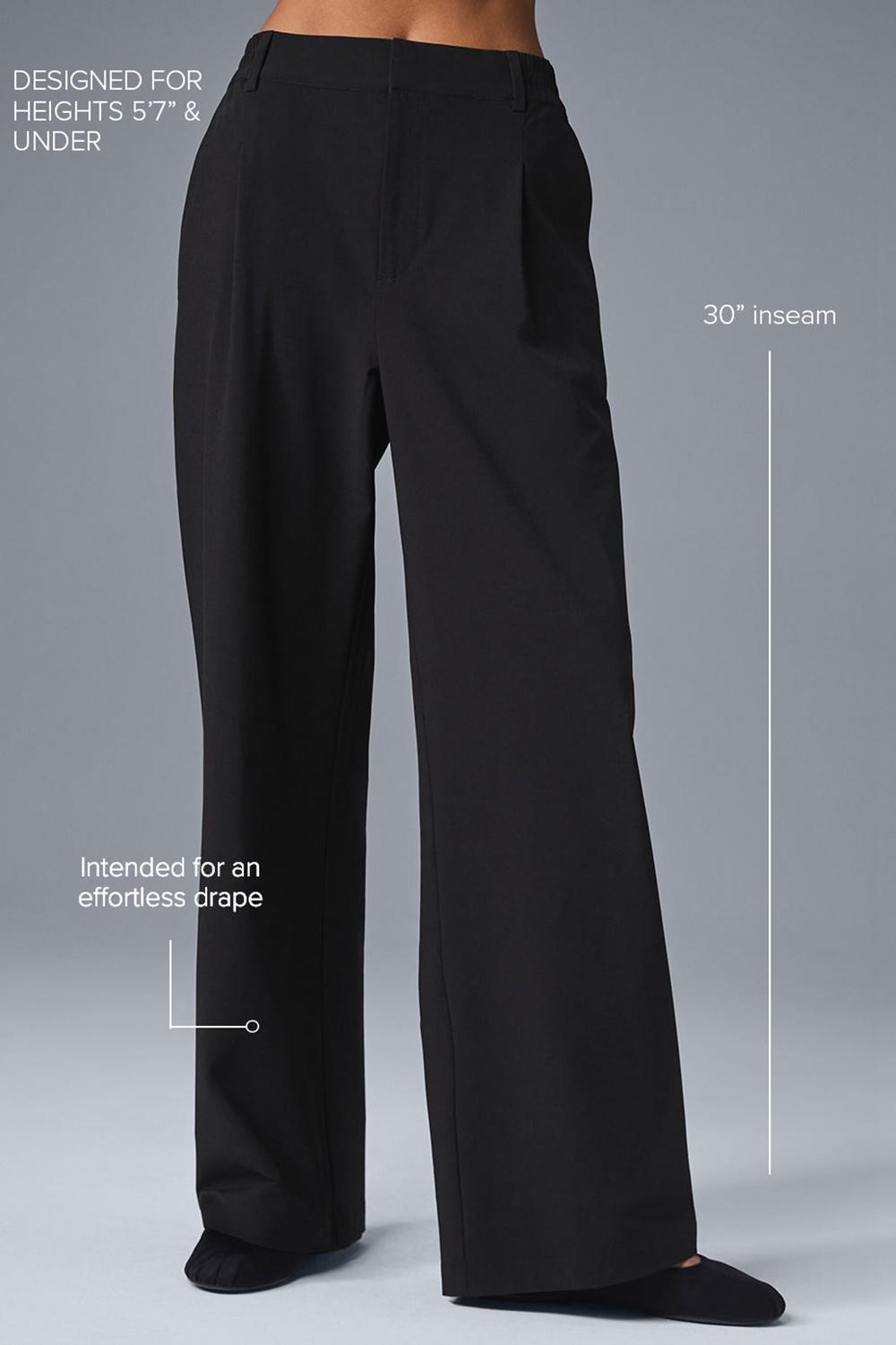 Pantalon Alo Yoga High-Waist Pursuit (Regular) Mujer Negras | España  FYIC-47325