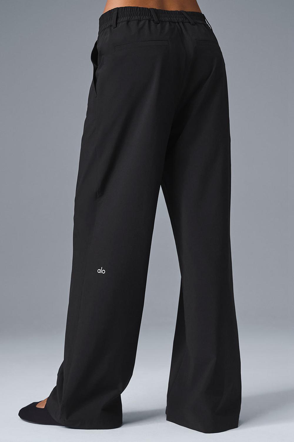 Pantalon Alo Yoga High-Waist Pursuit (Regular) Mujer Negras | España  FYIC-47325