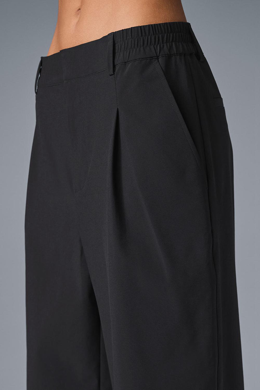 Pantalon Alo Yoga High-Waist Pursuit (Regular) Mujer Negras | España  FYIC-47325